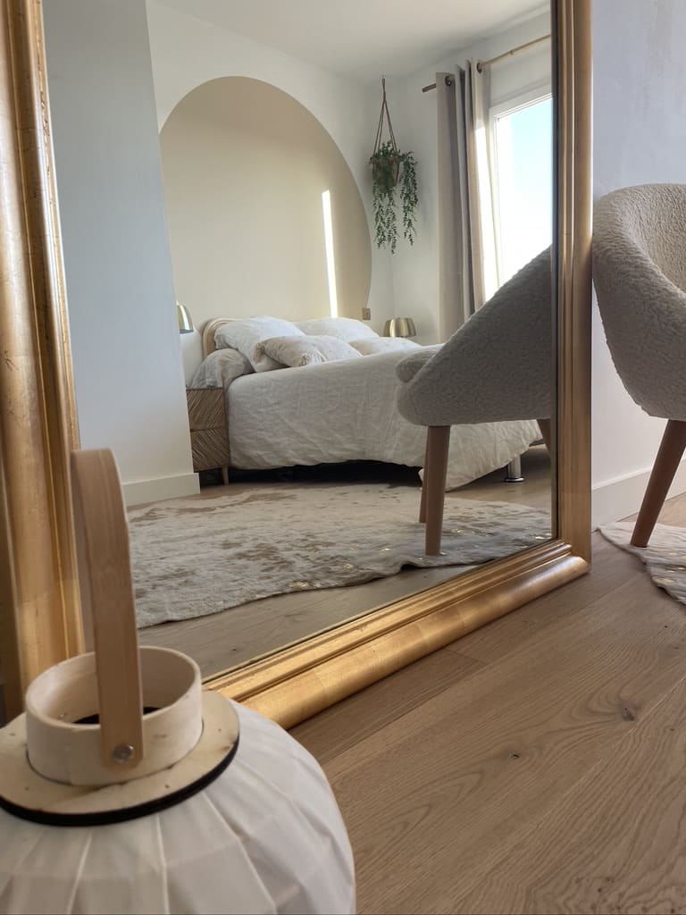 Déco d'intérieur Escalquens Japandi miroir